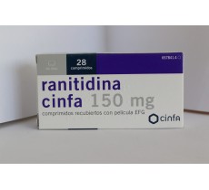 莎華適胃靈 Ranitidina Cinfa 150mg